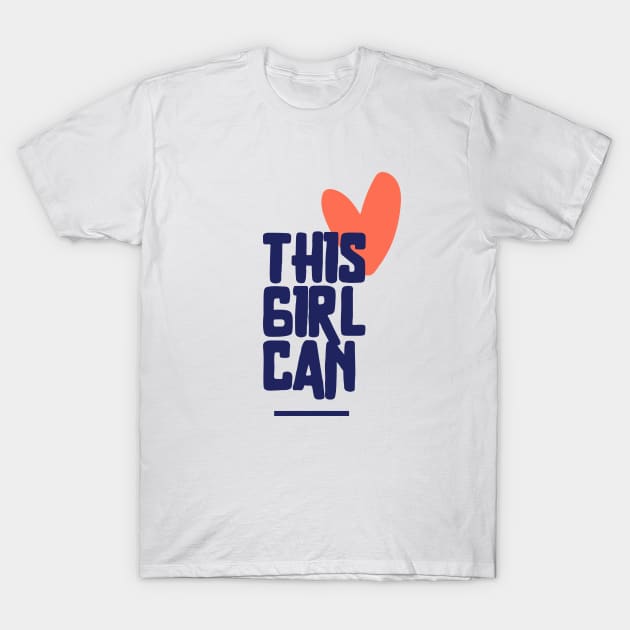 This girl can T-Shirt by carolphoto